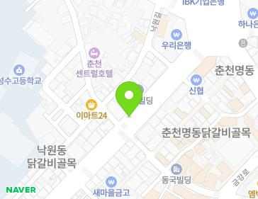 B66-4 Jungang-ro, Chuncheon-si, Gangwon-do, Republic of Korea Map