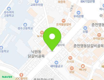 B72-5 Jungang-ro, Chuncheon-si, Gangwon-do, Republic of Korea Map