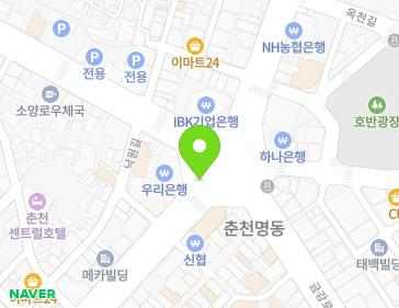 B52-2 Jungang-ro, Chuncheon-si, Gangwon-do, Republic of Korea Map