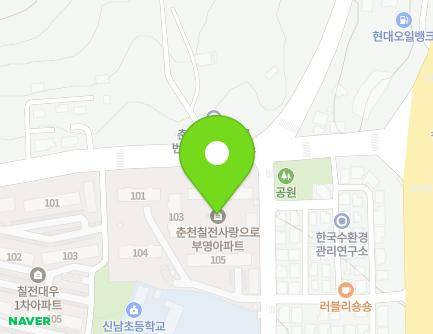 45 Chiljeonseo-gil, Chuncheon-si, Gangwon-do, Republic of Korea Map