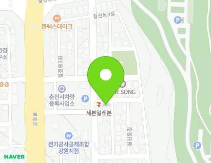 42-13 Chiljeondong-gil, Chuncheon-si, Gangwon-do, Republic of Korea Map