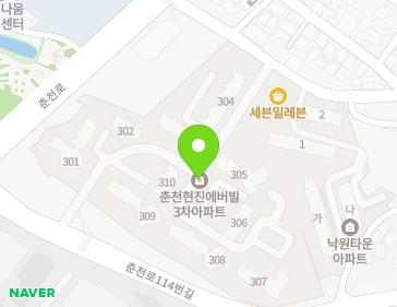 120 Chuncheon-ro, Chuncheon-si, Gangwon-do, Republic of Korea Map