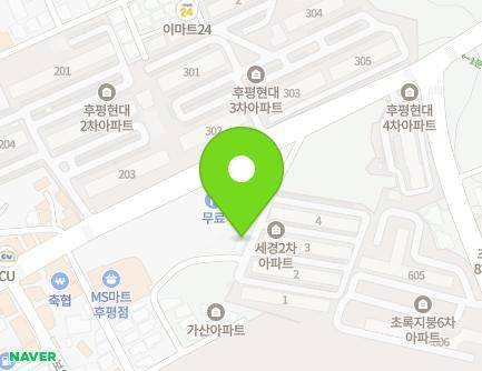 36-12 Huseok-ro 326beon-gil, Chuncheon-si, Gangwon-do, Republic of Korea Map