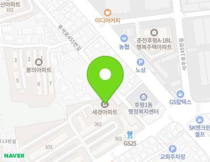 125 Sakju-ro, Chuncheon-si, Gangwon-do, Republic of Korea Map