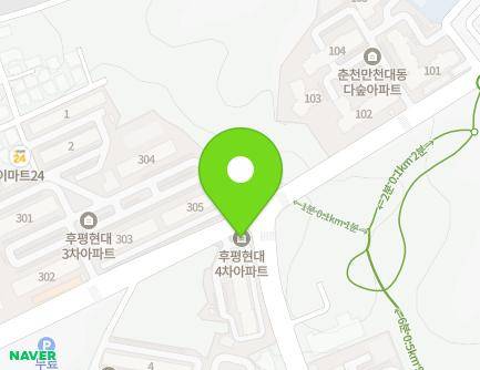 44 Huseok-ro 326beon-gil, Chuncheon-si, Gangwon-do, Republic of Korea Map