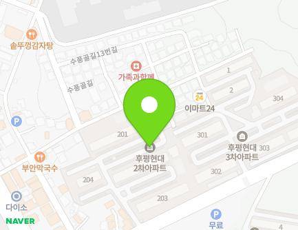 13 Huseok-ro 326beon-gil, Chuncheon-si, Gangwon-do, Republic of Korea Map