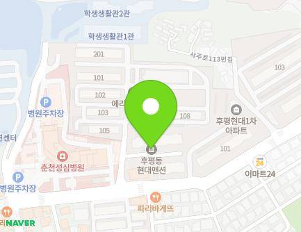 89-6 Sakju-ro, Chuncheon-si, Gangwon-do, Republic of Korea Map