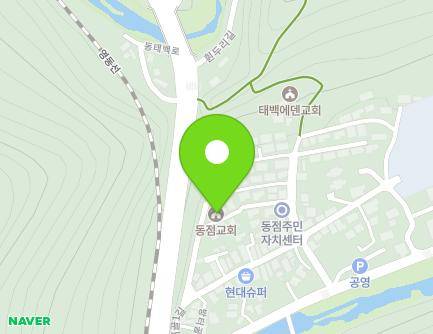 13-18 Bangteogol 1-gil, Taebaek-si, Gangwon-do, Republic of Korea Map
