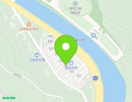 1500 Taebaek-ro, Taebaek-si, Gangwon-do, Republic of Korea Map