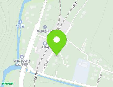 8 Baeksan 1-gil, Taebaek-si, Gangwon-do, Republic of Korea Map