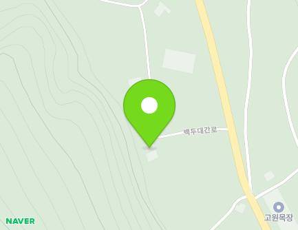 1171-9 Baekdudaegan-ro, Taebaek-si, Gangwon-do, Republic of Korea Map