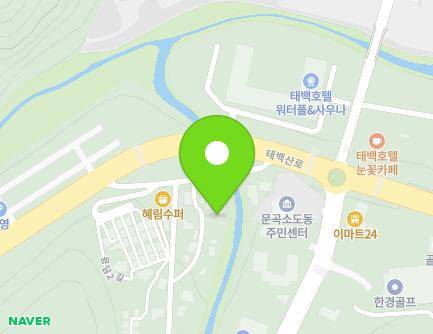 9-11 Yongdam 1-gil, Taebaek-si, Gangwon-do, Republic of Korea Map