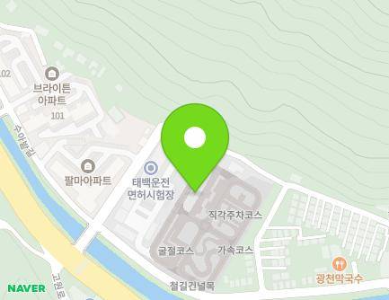 166 Suabat-gil, Taebaek-si, Gangwon-do, Republic of Korea Map