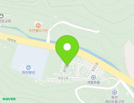 29 Hwajeon 2-gil, Taebaek-si, Gangwon-do, Republic of Korea Map