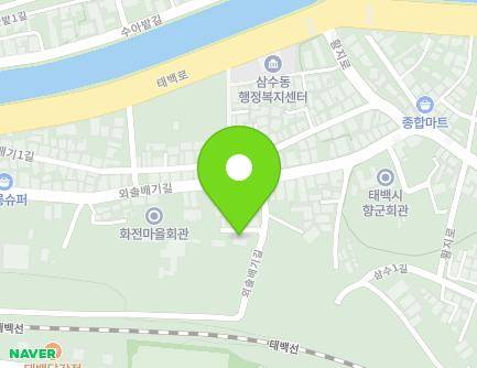 116-30 Oesolbaegi-gil, Taebaek-si, Gangwon-do, Republic of Korea Map