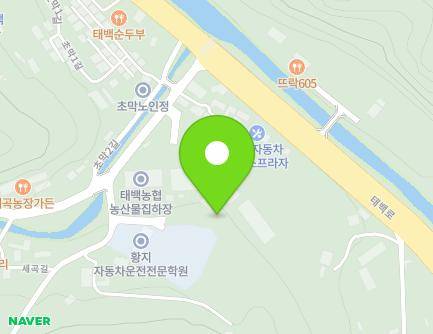 15-3 Segok-gil, Taebaek-si, Gangwon-do, Republic of Korea Map