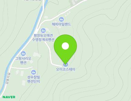 114-12 Gamdongji-gil, Bangnim-myeon, Pyeongchang-gun, Gangwon-do, Republic of Korea Map