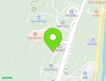 53-7 Changchon-ro, Nae-myeon, Hongcheon-gun, Gangwon-do, Republic of Korea Map