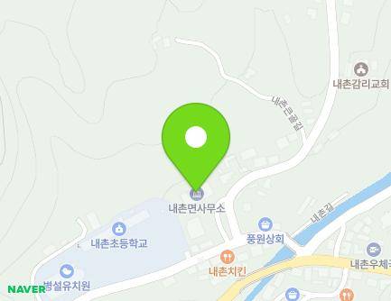 27 Naechon-gil, Naechon-myeon, Hongcheon-gun, Gangwon-do, Republic of Korea Map