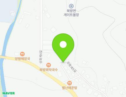 3-5 Sanghwagye 5-gil, Bukbang-myeon, Hongcheon-gun, Gangwon-do, Republic of Korea Map