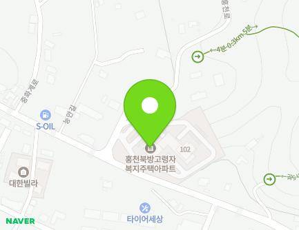 211 Hongcheon-ro, Bukbang-myeon, Hongcheon-gun, Gangwon-do, Republic of Korea Map