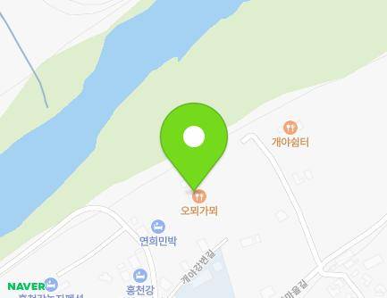 159-1 Gaeyagangbyeon-gil, Seo-myeon, Hongcheon-gun, Gangwon-do, Republic of Korea Map