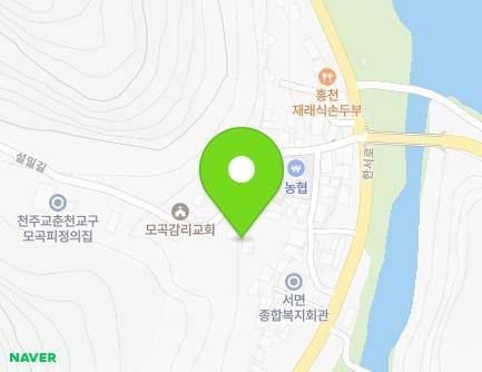 15 Seolmil-gil, Seo-myeon, Hongcheon-gun, Gangwon-do, Republic of Korea Map