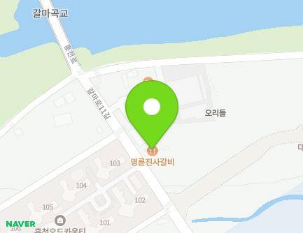 36 Galma-ro 11-gil, Hongcheon-eup, Hongcheon-gun, Gangwon-do, Republic of Korea Map