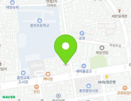 20 Huimang-ro 4-gil, Hongcheon-eup, Hongcheon-gun, Gangwon-do, Republic of Korea Map