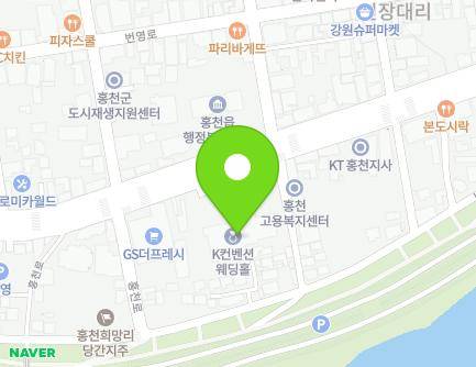 348 Hongcheon-ro, Hongcheon-eup, Hongcheon-gun, Gangwon-do, Republic of Korea Map