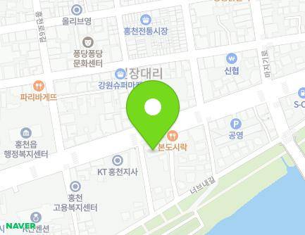 368 Hongcheon-ro, Hongcheon-eup, Hongcheon-gun, Gangwon-do, Republic of Korea Map