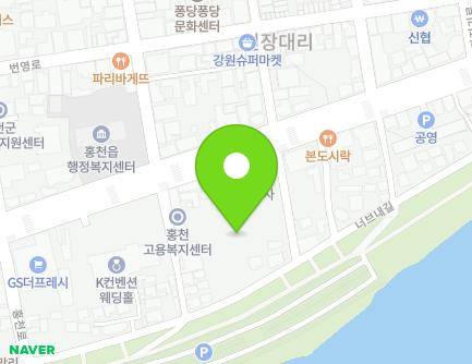 364 Hongcheon-ro, Hongcheon-eup, Hongcheon-gun, Gangwon-do, Republic of Korea Map