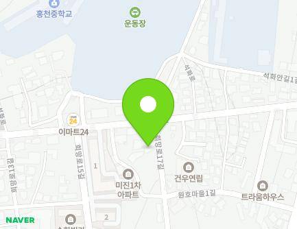 23 Huimang-ro 17-gil, Hongcheon-eup, Hongcheon-gun, Gangwon-do, Republic of Korea Map