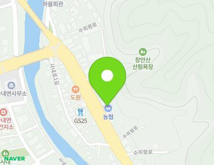 22 Supiryeong-ro, Sanae-myeon, Hwacheon-gun, Gangwon-do, Republic of Korea Map
