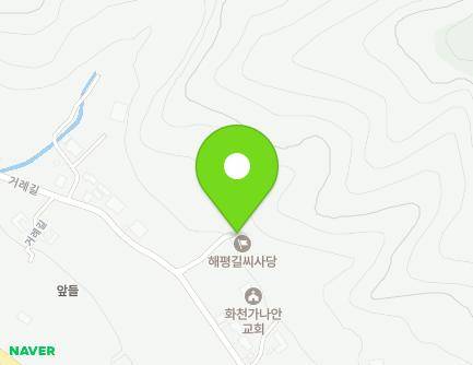 24-7 Georye-gil, Hanam-myeon, Hwacheon-gun, Gangwon-do, Republic of Korea Map