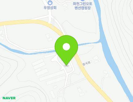 5388 Yeongseo-ro, Hanam-myeon, Hwacheon-gun, Gangwon-do, Republic of Korea Map