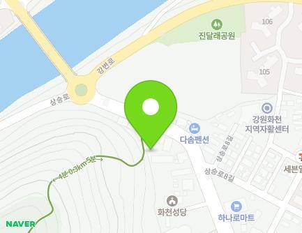 123 Sangseung-ro, Hwacheon-eup, Hwacheon-gun, Gangwon-do, Republic of Korea Map