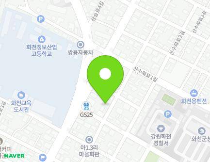 11-7 Hwacheonsaessak-gil, Hwacheon-eup, Hwacheon-gun, Gangwon-do, Republic of Korea Map