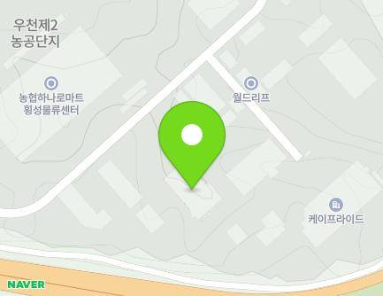 65-77 Ucheonje2nonggongdanji-ro, Ucheon-myeon, Hoengseong-gun, Gangwon-do, Republic of Korea Map
