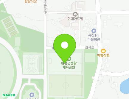 63-6 Munhwacheyuk-ro, Hoengseong-eup, Hoengseong-gun, Gangwon-do, Republic of Korea Map
