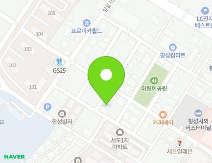 13 Apdeulseo-ro 23beon-gil, Hoengseong-eup, Hoengseong-gun, Gangwon-do, Republic of Korea Map
