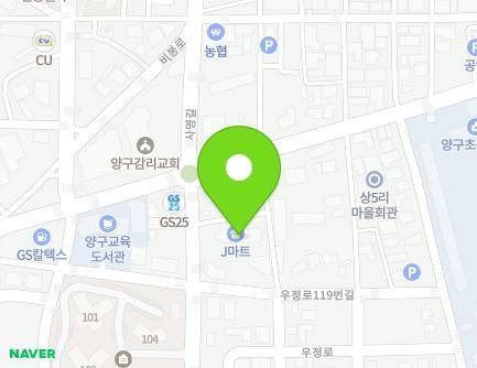 7 Cheongchun-ro, Yanggu-eup, Yanggu-gun, Gangwon-do, Republic of Korea Map