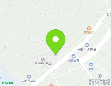 353 Jaeun-ro, Duchon-myeon, Hongcheon-gun, Gangwon-do, Republic of Korea Map