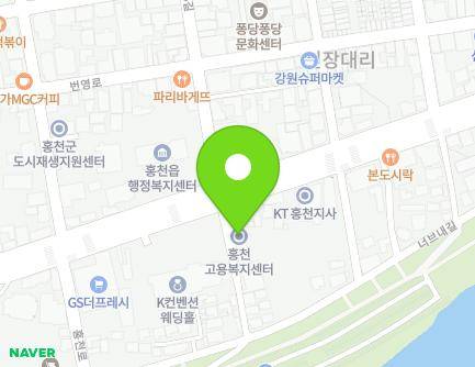 356 Hongcheon-ro, Hongcheon-eup, Hongcheon-gun, Gangwon-do, Republic of Korea Map