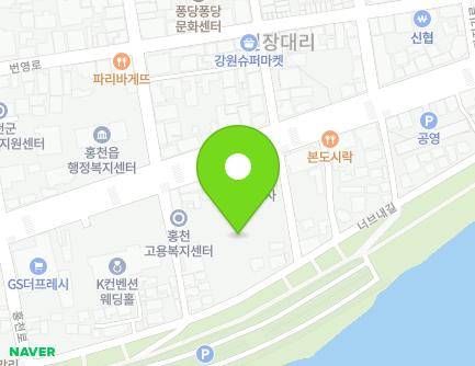 364 Hongcheon-ro, Hongcheon-eup, Hongcheon-gun, Gangwon-do, Republic of Korea Map