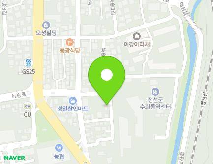 26-5 Noksong 2-gil, Jeongseon-eup, Jeongseon-gun, Gangwon-do, Republic of Korea Map