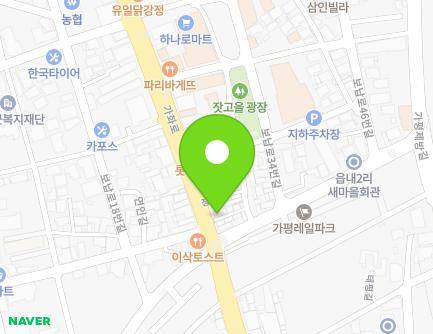 100-1 Gahwa-ro, Gapyeong-eup, Gapyeong-gun, Gyeonggi-do, Republic of Korea Map