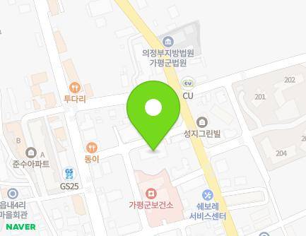 169-11 Gahwa-ro, Gapyeong-eup, Gapyeong-gun, Gyeonggi-do, Republic of Korea Map
