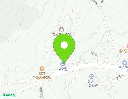1358 Cheonggun-ro, Jojong-myeon, Gapyeong-gun, Gyeonggi-do, Republic of Korea Map