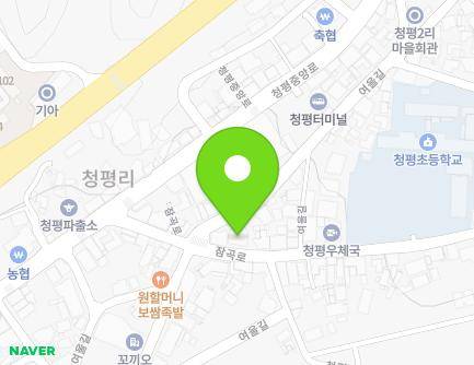 11 Jamgok-ro, Cheongpyeong-myeon, Gapyeong-gun, Gyeonggi-do, Republic of Korea Map